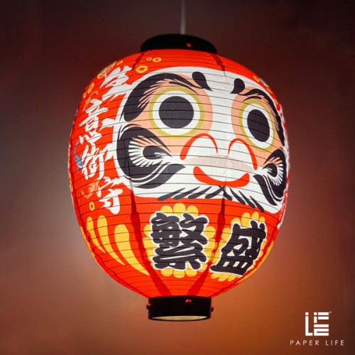 Paper Life - Japanese Handmade Paper Lantern - Dharma Lantern for Home Decor