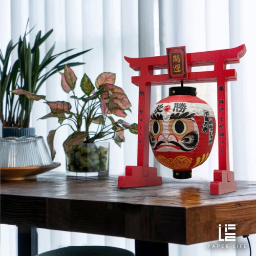 Paper Life - Japanese Torii Lantern - Handmade Mini Pendant Light for Table Decor & Gifts