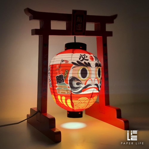 Paper Life - Japanese Torii Lantern - Handmade Mini Pendant Light for Table Decor & Gifts