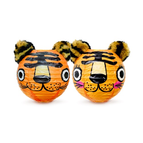 Paper Life - Tiger Lantern for Kids - Portable Handheld Light - Outdoor Waterproof - Foldable - Original Design - Children's Toy - Festival Decoration - Handmade Gift 