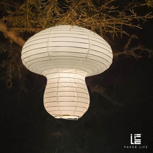 Paper Life - Paper Lamp - Handmade Art Paper Lantern - Mushroom Lantern - 2 Sizes - Children's decorations - Creative Gift - Bedroom chandelier - Home Decor - Indoor Decoration - Can be Folded