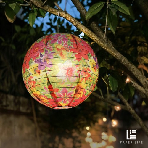 Paper Life - Paper lantern set - Foldable paper lanterns suitable for parties - Weddings - Classrooms - Children's rooms - Indoor decorative lighting - Hanging lamps - Popular patterned designs