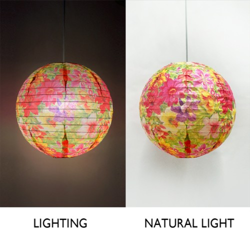 Paper Life - Paper lantern set - Foldable paper lanterns suitable for parties - Weddings - Classrooms - Children's rooms - Indoor decorative lighting - Hanging lamps - Popular patterned designs