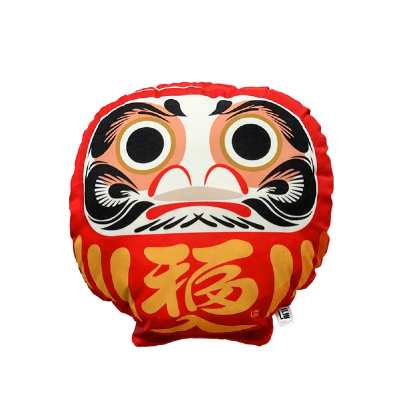 Paper Life - Japanese Style Tama Pattern Throw Pillow Covers - 40cm x 40cm (15.7 x 15.7 inches) - Set of 3 - Red - Yellow - Blue - Inner Lining Included - But no Cotton fillers