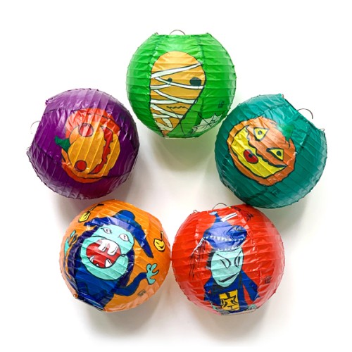 Paper Life - Handmade Halloween Lantern - Unique Decorative Light for Masquerade Balls - Essential for Joyful Party 