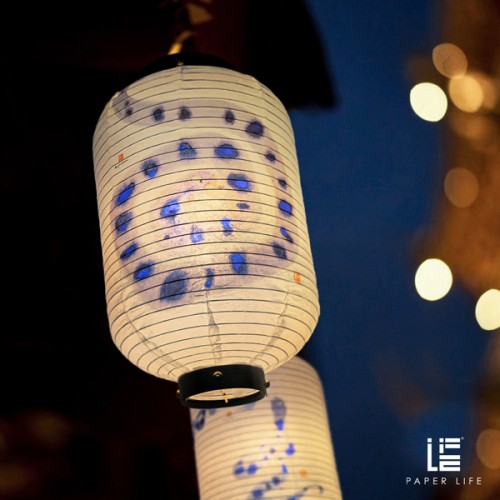 Paper Life - Hand-Drawn Paper Lanterns - Set of 4 - 7.9
